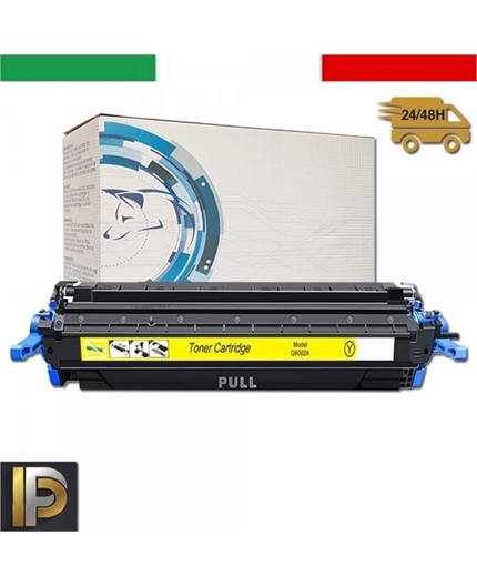 Toner compatibile HP-Canon Q6002A Giallo