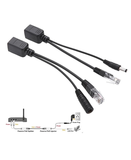 Iniettore PoE passivo RG45